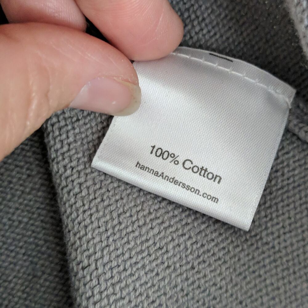 Hanna Andersson Boys Sweater Vest Size 120 6 7 Holiday Photos Grey Black‎ Red - Picture 5 of 6